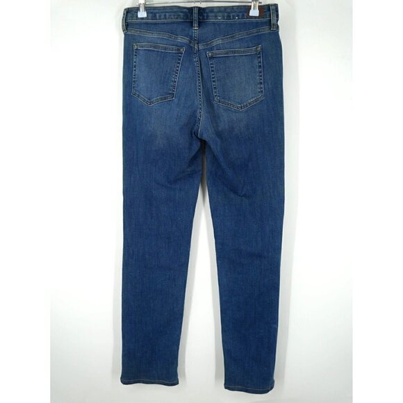 NWOT Ralph Lauren Premier Straight Mid Rise Jeans Blue 6 - Picture 5 of 7